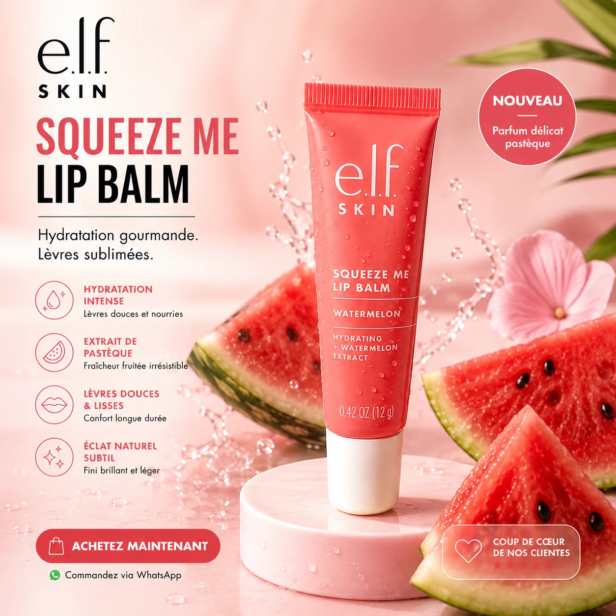 Flyer pour produit cosmétique
